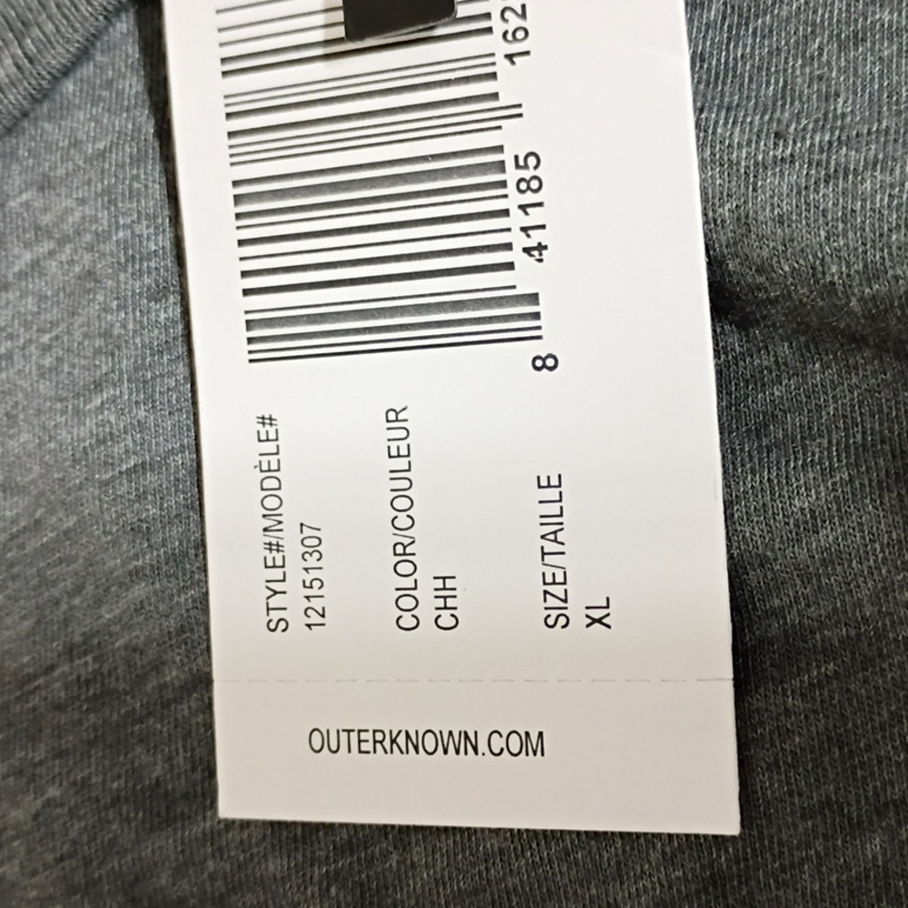 Outerknown Gray Men's T-Shirt The Only Gun You Need Size XL - Picture 3 of 6